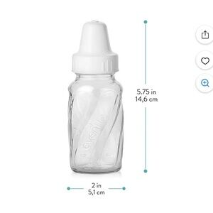 Evenflo Feeding Classic Twist Glass - 4oz, 6pk